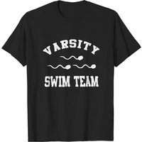 T-shirt Équipe de Natation Varsity pour Hommes