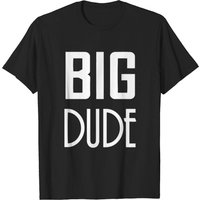 T-shirt Big Dude pour hommes en noir — T-shirts pour hommes
