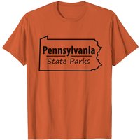T-shirt pour hommes des parcs d'État de Pennsylvanie
