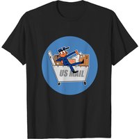 T-shirt Mr Zip pour hommes - Noir