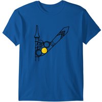 T-shirt Railway Semaphore Ambre pour hommes