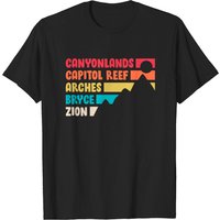 Utah National Parks Moab Men's Souvenir T-shirt — Mens T Shirts