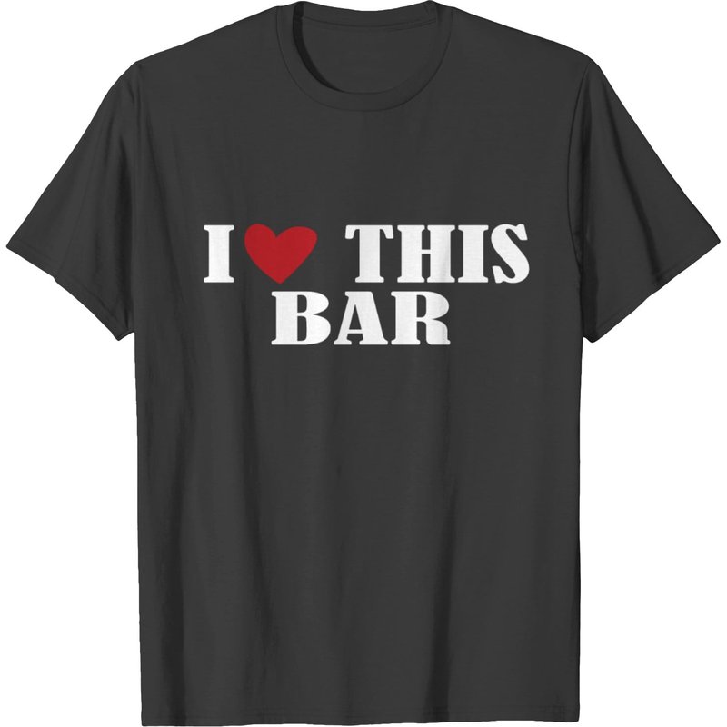 T-shirt I Love This Bar pour hommes