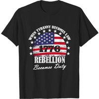 T-shirt Quand la tyrannie devient loi, la rébellion devient devoir pour hommes — T-shirts pour hommes