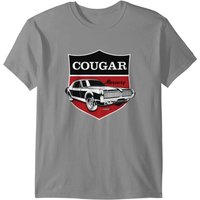 T-shirt classique avec logo Mercury Cougar pour jeunes