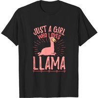 Juste une fille qui aime les T-shirts Llama pour hommes — T-shirts pour hommes