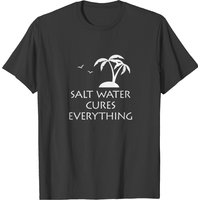 T-shirt Salt Water Cures Everything pour hommes — T-shirts pour hommes
