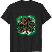 T-shirt Lucky Leopard pour hommes en noir