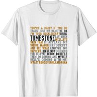 T-shirt Citations du Film Tombstone pour Hommes