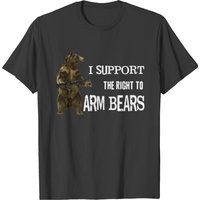T-shirt I Support The Right To Arm Bears Grizzly Bears pour hommes — T-shirts pour hommes