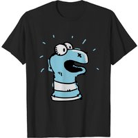 T-shirt Sock Puppet pour hommes en noir