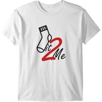 T-shirt Sock It 2 Me pour hommes en bleu royal