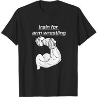T-shirt pour entraînement au bras de fer pour hommes