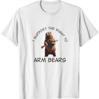 T-shirt Je soutiens le droit d'armer les ours pour hommes — T-shirts pour hommes
