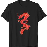T-shirt Logo Red The Dragon pour hommes