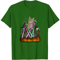 T-shirt Laser Cat Fluffy Destroyer pour hommes