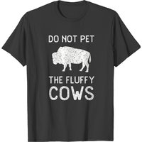 T-shirt Vintage Parc National F Ne Pas Caresser Les Vaches Duveteuses Pour Hommes — T-shirts pour hommes