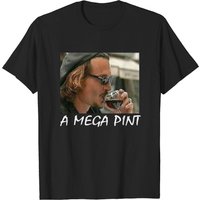 T-shirt pour hommes Johnny Depp, A Mega Pint Shirt — T-shirts pour hommes