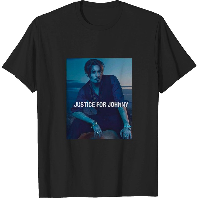 T-shirt Justice Pour Johnny Depp pour Hommes — T-shirts pour hommes