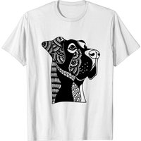 T-shirt Mandala Gris Srgdrr Texas Great Dane Rescue Apparel