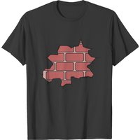 T-shirt Mur de Briques Cassé pour Hommes