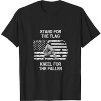 T-shirt Stand For The Flag Kneel For The Fallen pour hommes