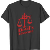 T-shirt pour hommes The Devil's Advocate en noir