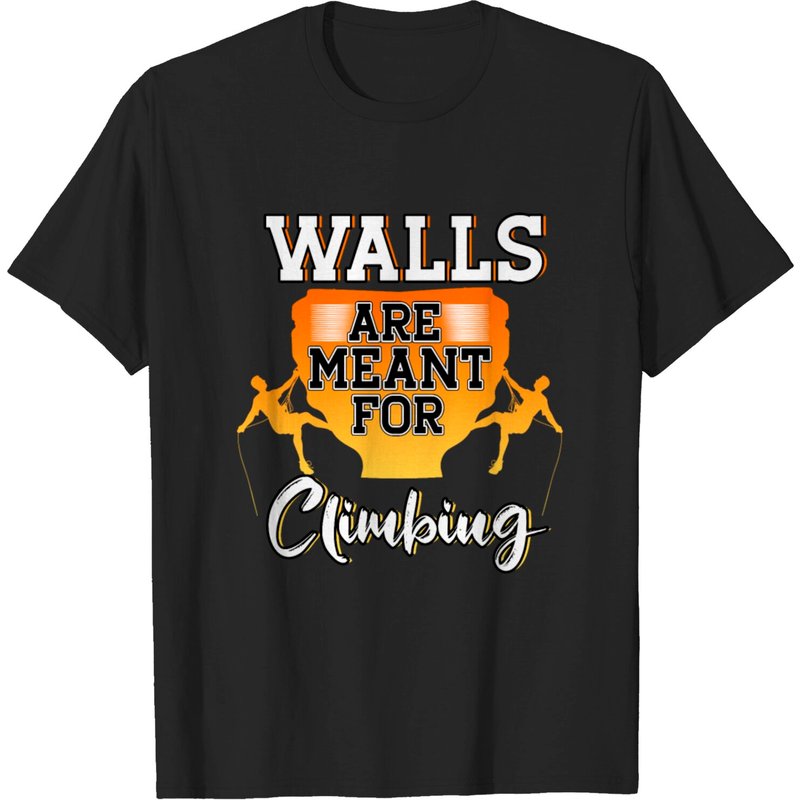 Walls Are Meant For Climbing Men's T-Shirt — Mens T Shirts