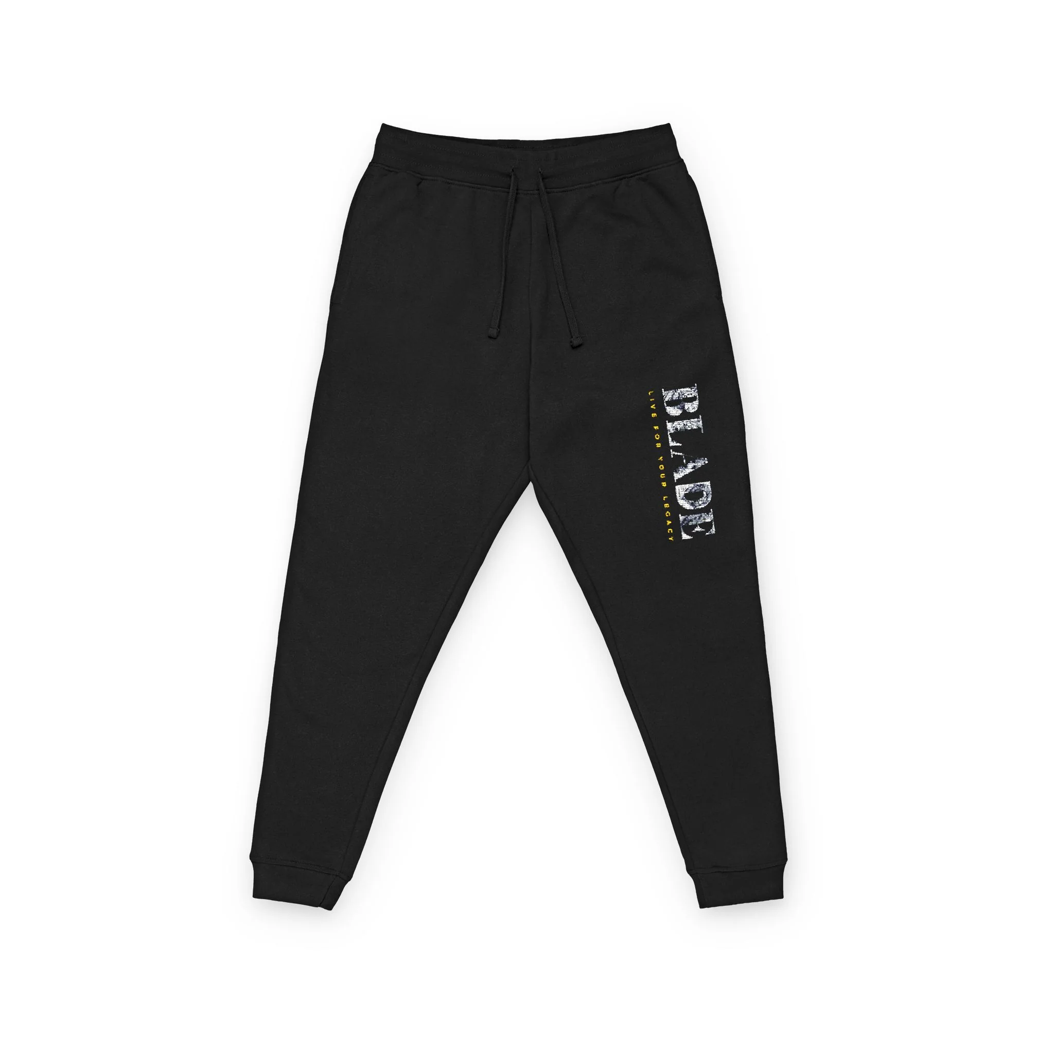 Printify King Essential Lion V2 Pantalon de jogging en polaire brodé Noir XS — Accessoires de mode