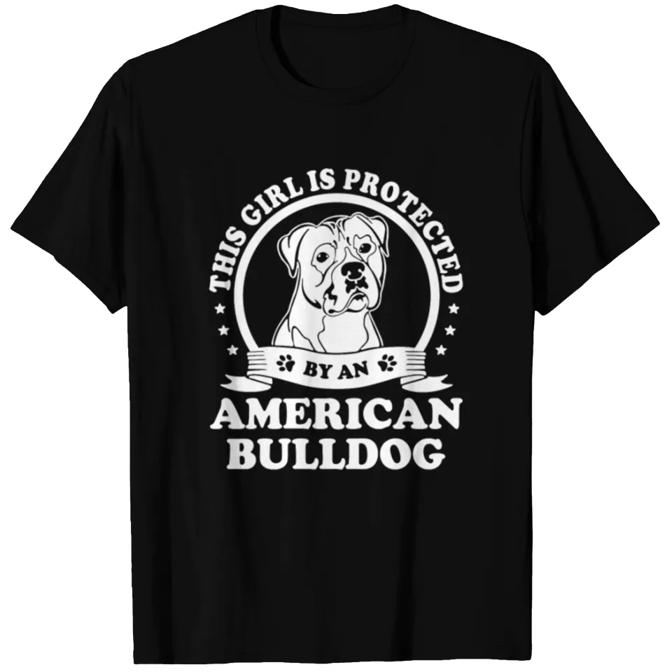 American Bulldog Men's T-Shirt in Black — Mens T Shirts