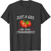 Juste Une Fille Qui Aime Les Fraises T-shirt pour Hommes — T-shirts pour hommes