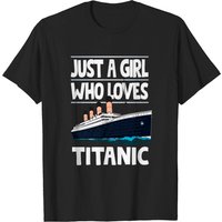 Juste une fille qui aime le Titanic T-shirt pour hommes — T-shirts pour hommes