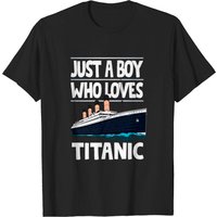 Un Garçon Qui Aime Titanic T-shirt pour Hommes — T-shirts pour hommes