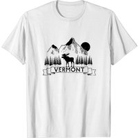 T-shirt Souvenir Vermont Moose pour Hommes — T-shirts pour hommes