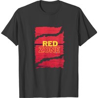 T-shirt pour hommes Red Zone Design en noir