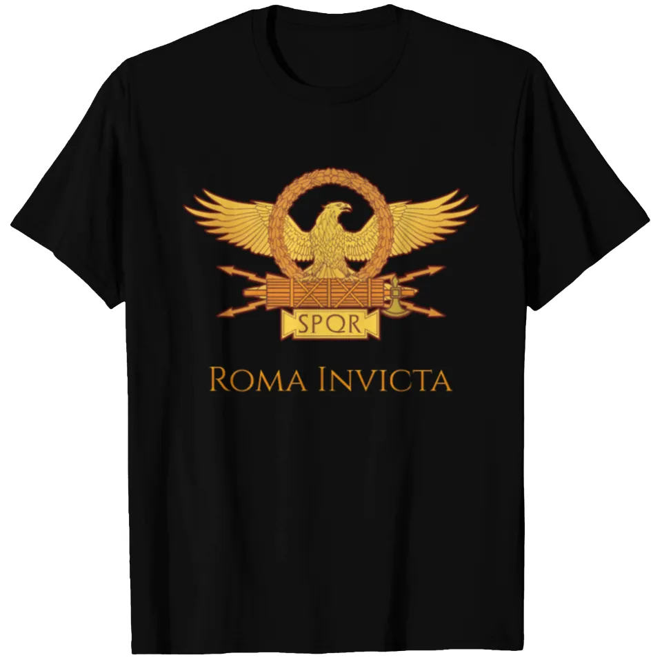 Ancient Roman Eagle - Roma Invicta - SPQR Men's T-Shirt