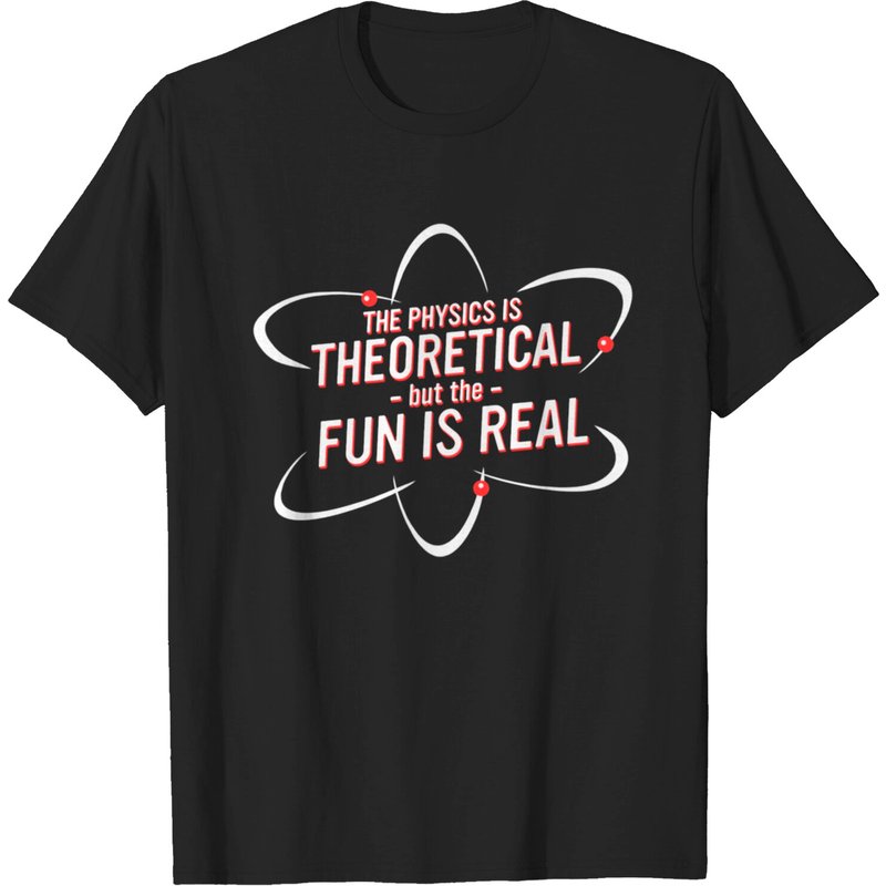 Le physique est théorique mais le plaisir est réel T-shirt pour hommes — T-shirts pour hommes