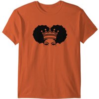 T-shirt pour hommes Afro Queen Puff Hairstyle Half Face — T-shirts pour hommes