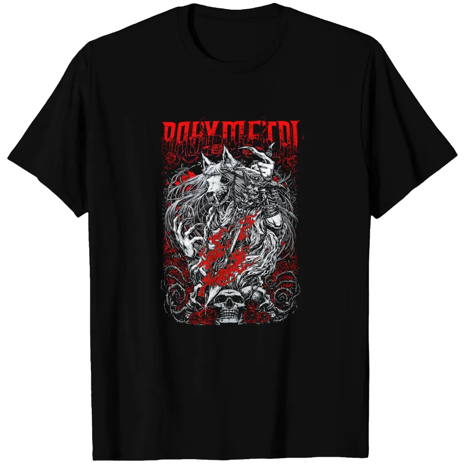 T-shirt Babymetal Vintage Rosewolf pour hommes — T-shirts pour hommes