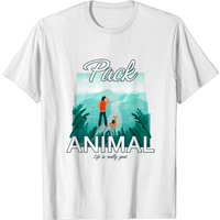 T-shirt Pack Animal pour hommes Life Is Good — T-shirts pour hommes