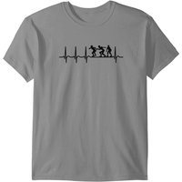 T-shirt d'équipe de Roller Derby avec motif cœur cadeau drôle pour hommes — T-shirts pour hommes