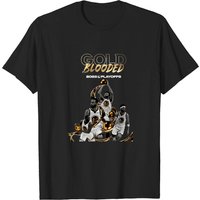 T-shirt Warriors Gold Blooded pour hommes en noir — T-shirts pour hommes
