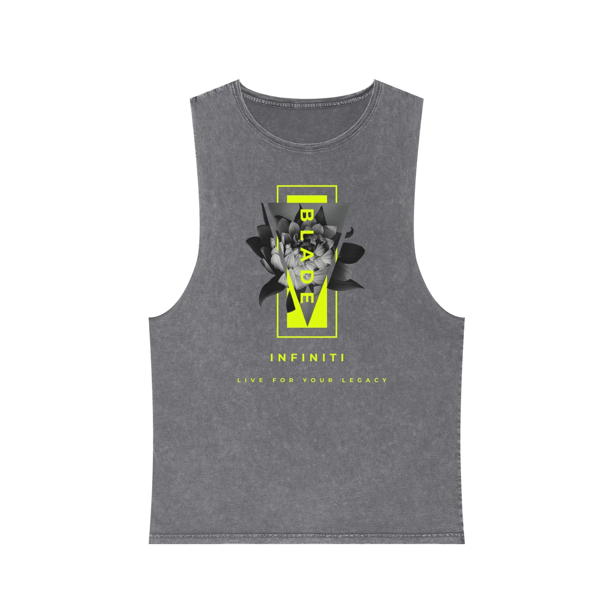 Débardeur floral vert fluo Flora Essence par Printify - Ash Stone XS