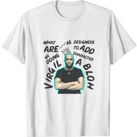Virgil Abloh Men's T-Shirt in Royal Color — Mens T Shirts