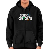 Hoodie à Zip en Appréciation des Préposés d'École — Sweats à capuche pour hommes