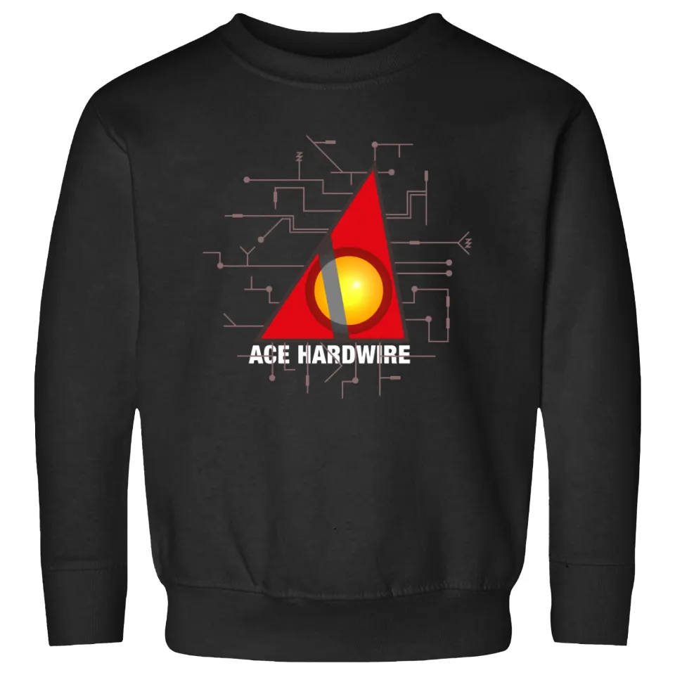 Ace Hardwire Unisex Black Sweatshirt