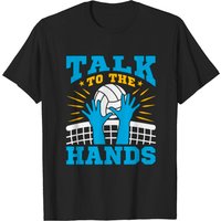 T-shirt pour hommes Volleyball Middle Blocker Talk To The Hands — T-shirts pour hommes