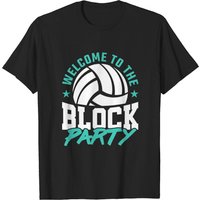 T-shirt Blocker Volleyball Welcome to the Block Party pour hommes