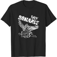 T-shirt Noir pour Hommes avec Logo True Romance — T-shirts pour hommes