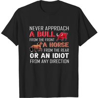 T-shirt Never Approach A Bull From The Front pour hommes — T-shirts pour hommes